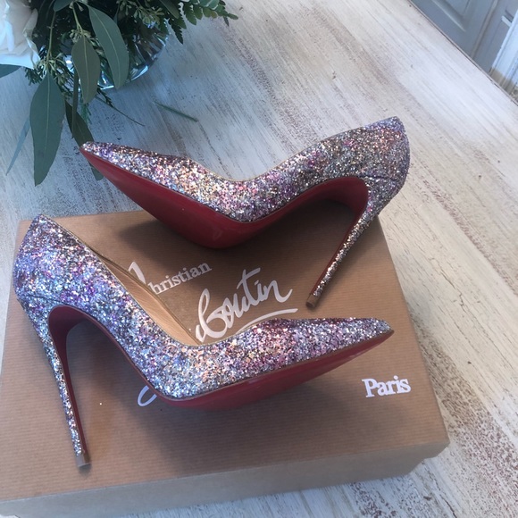 Christian Louboutin Shoes - 🎁🎄Christian Louboutin Glittery Aquamarine🎁🎄